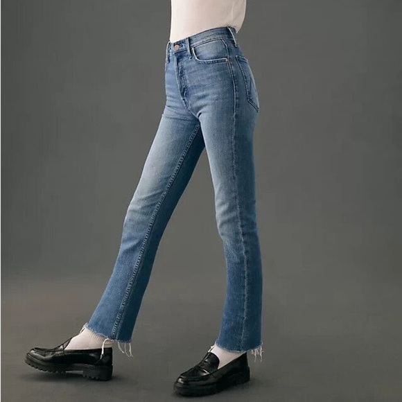 MOTHER Tomcat Ankle Fray Jeans in From Out Of Town 25 - Picture 1 of 7